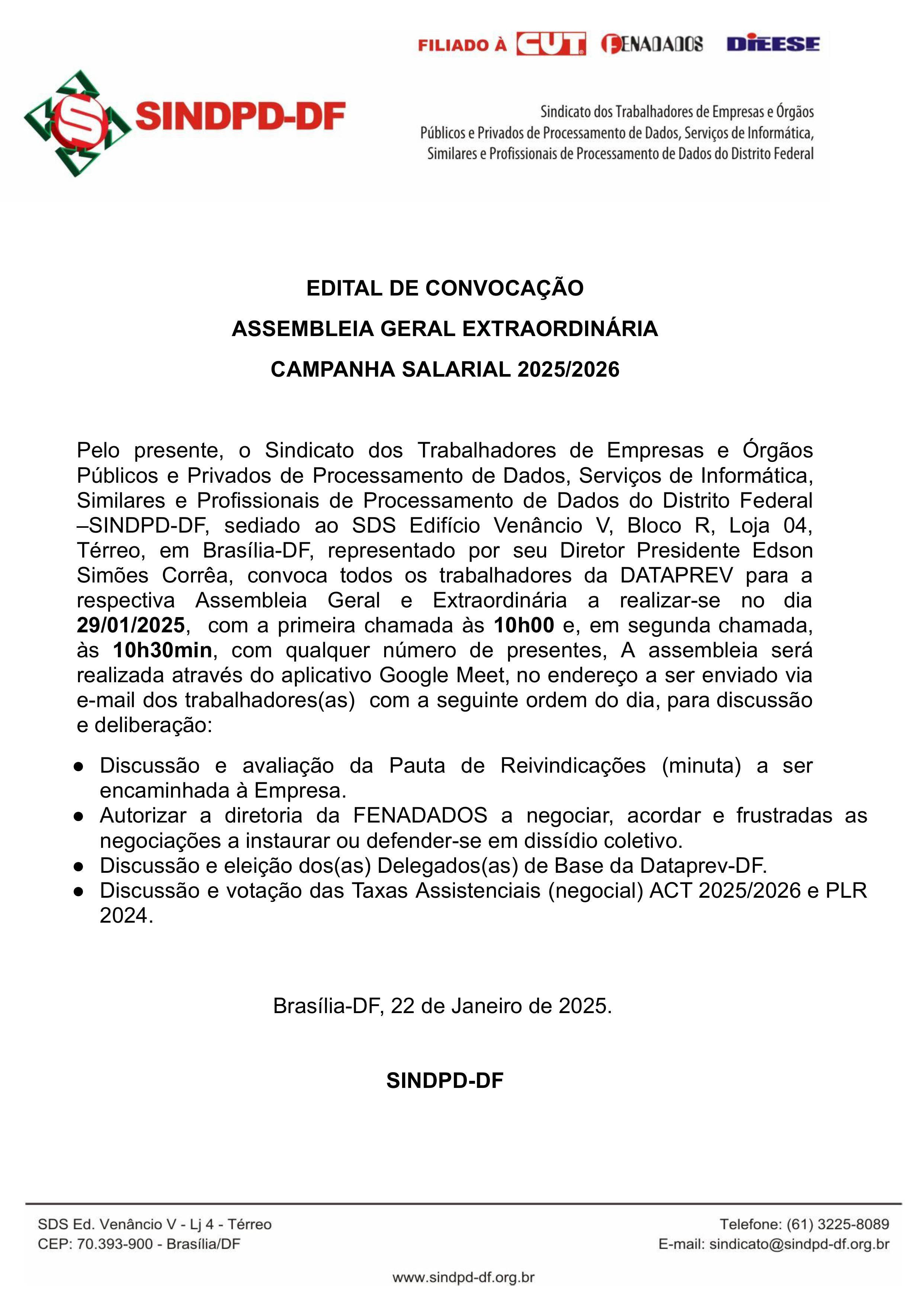 CAMPANHA SALARIAL DATAPREV 2025-2026