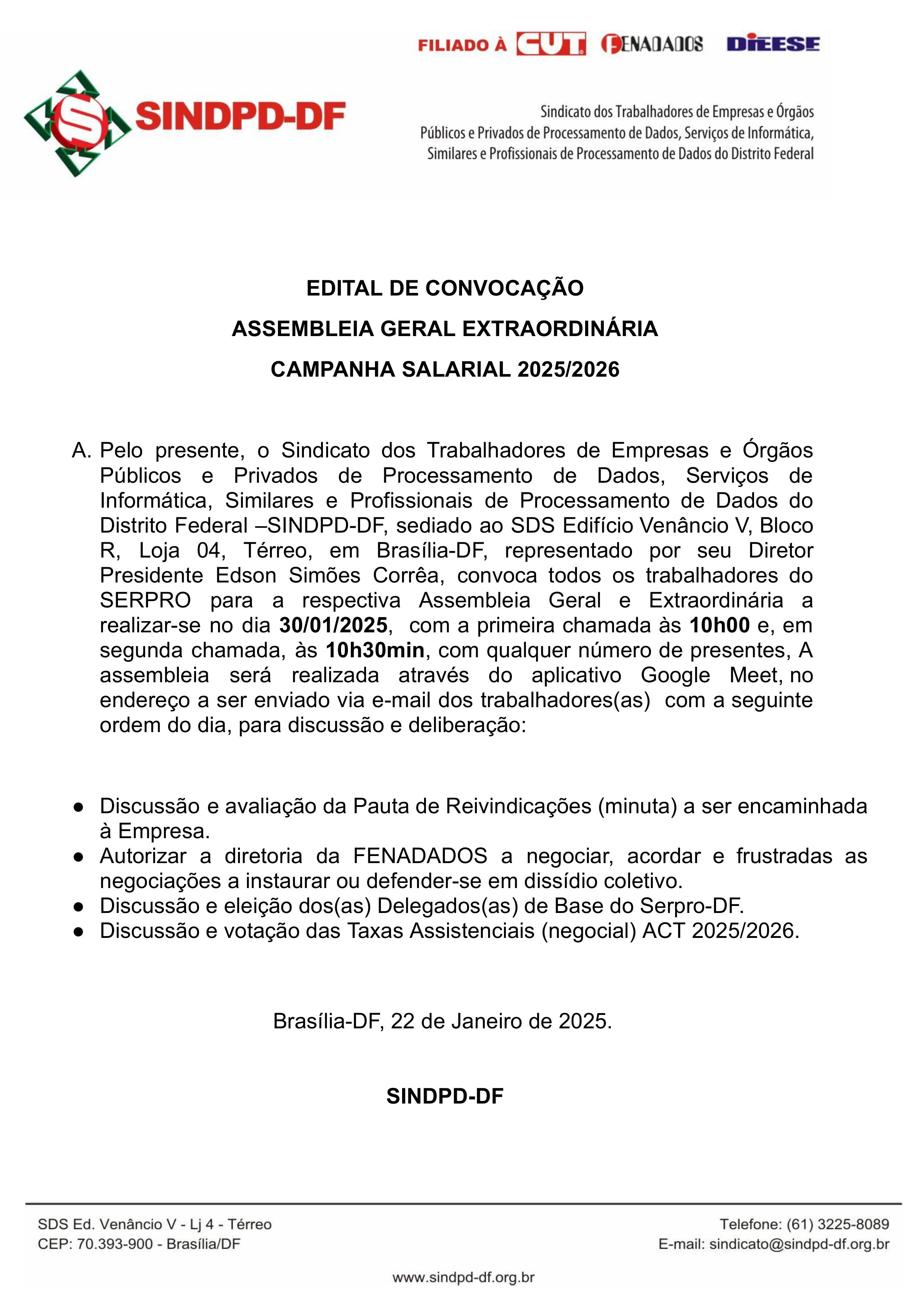 CAMPANHA SALARIAL SERPRO 2025-2026